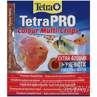 Корм TetraPro ColourPremium для всіх видів декоративних рибок забезпечує більш і. . фото 1