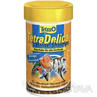 Креветки TetraDelica Brine Shrimps Чудовий делікатес для риби. Містить 100% ліоф. . фото 1