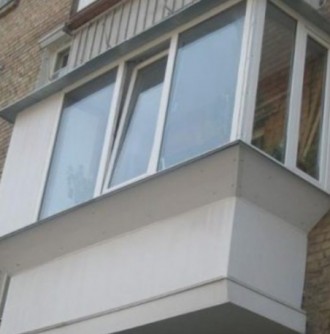 Виготовлення та професійний монтаж металлопластикових балконів з розширенням під. . фото 2