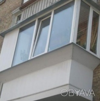 Виготовлення та професійний монтаж металлопластикових балконів з розширенням під. . фото 1