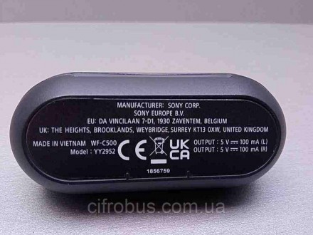 Бездротові навушники Sony WF-C500
Конструкція — вакуумні (внутрішкові)
Тип випро. . фото 2