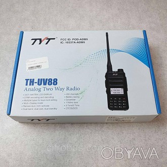 Рація TYT TH-UV88 PRO серія VHF/UHF 5W, LED-ліхтар, 200 каналів, скремблер, даль. . фото 1