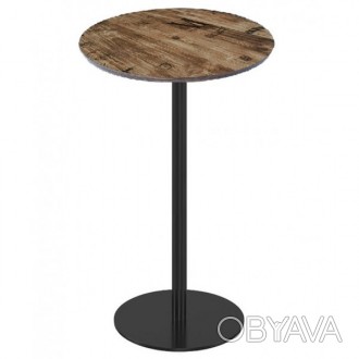 Круглый стол, высота стола 105 см.
Опора для стола металлическая, цвет черный, о. . фото 1