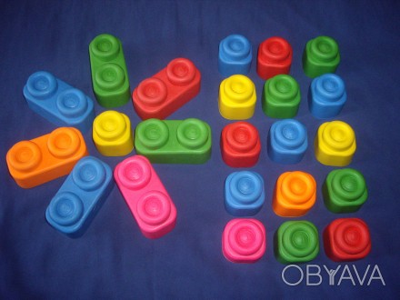 Іграшка-конструктор Clementoni Soft Clemmy М´які блоки -23 деталі.Розмір к. . фото 1
