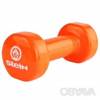 Stein Vinyl Dumbbell 2,5 kg
 
Вінілова гантель 2,5 кг — для дому та фітнес-клубі. . фото 1