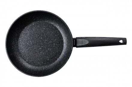 Сковорода антипригарна Kamille — 240 мм Black Marble. . фото 6