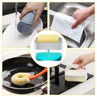 Дозатор для жидкости для мытья посуды, характеристики: 
	Тип: дозатор для моющег. . фото 5