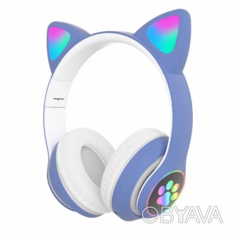 Оригінальні бездротові навушники з котячими вушками Cat STN-28 — це справжній хі. . фото 1