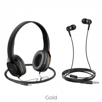 Hoco W24 — це набір, що складається з навушників двох типів: великих повнорозмір. . фото 3