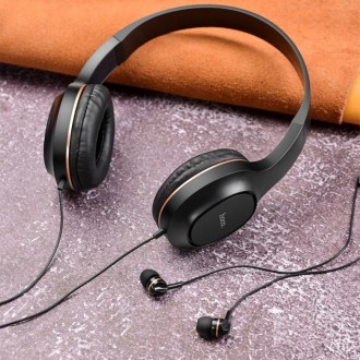 Hoco W24 — це набір, що складається з навушників двох типів: великих повнорозмір. . фото 4