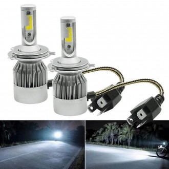 Світлодіодні лампи H4 C6 LED Headlight
Світло в цій лампі таке ж яскраве, як і л. . фото 7