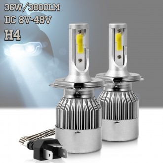 Світлодіодні лампи H4 C6 LED Headlight
Світло в цій лампі таке ж яскраве, як і л. . фото 3