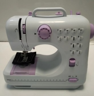 Портативная швейная машинка YASM-505A Pro шьет 12 типами строчек, которые Вы мож. . фото 2
