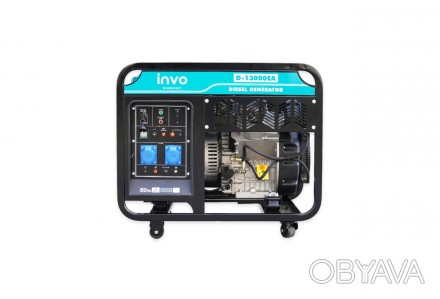 Дизельний генератор INVO D-10000EA - дизельний генератор з електронним датчиком . . фото 1