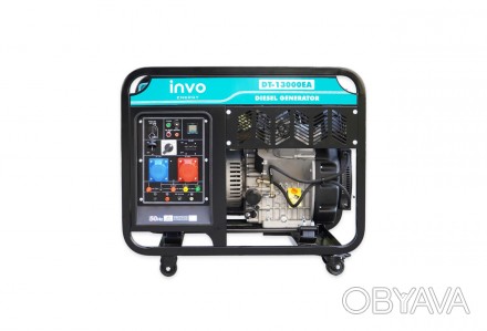 Дизельний генератор INVO DТ-13000EA - дизельний генератор з електронним датчиком. . фото 1