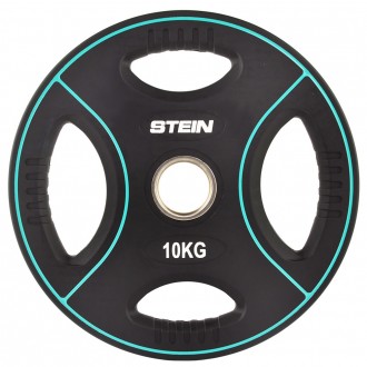 Диск поліуретановий чорний Stein 10 кг
 Професійний диск від Stein поліуретанови. . фото 2