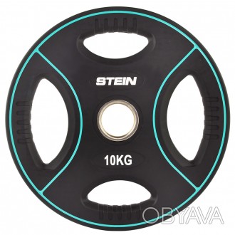 Диск поліуретановий чорний Stein 10 кг
 Професійний диск від Stein поліуретанови. . фото 1