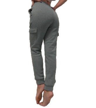 Спортивные трикотажные штаны на флисе с накладными карманами - идеальный вариант. . фото 5