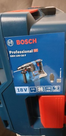 Акумуляторний перфоратор Bosch. Компактний (347 мм довжина), легкий (3 кг), вико. . фото 3