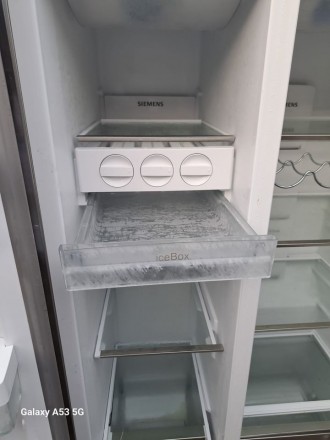 Холодильник Siemens Side by side. Система сухої заморозки. LED  дисплей. Повніст. . фото 6