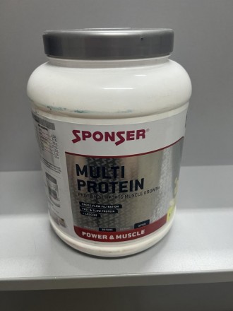 
Sponser multi protein Протеин 850g со вкусом ванили
Многокомпонентный протеин, . . фото 3