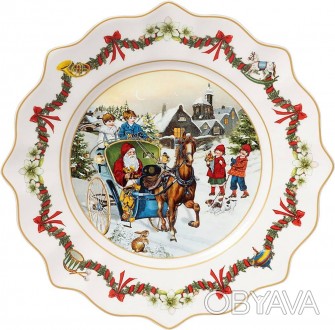 
Villeroy & Boch Annual Christmas Edition Year Plate 2022 Фарфоровая тарелка 23,. . фото 1