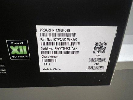 
Asus GeForce RTX 4060 ProArt OC RTX4060-O8G Видеокарта НОВАЯ!!!
Видеокарта с 8G. . фото 5