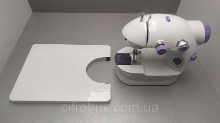 Швейная мини машинка портативная Mini Sewing Machine SM-202A 4 в 1 с педалью и а. . фото 5