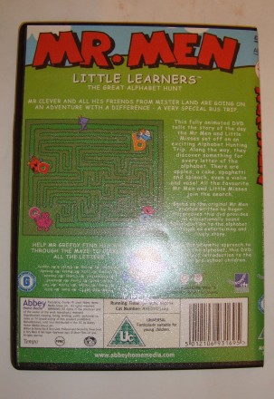 DVD ДВД Mr. Men Little Learners лицензия на английском языке Обучение Английском. . фото 3
