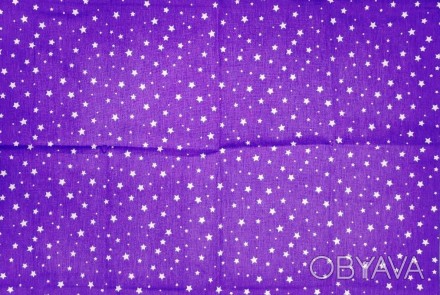 Простыня односпальная 150*220 см бязь
Яркий принт - фиолетовые звёзды.
. . фото 1