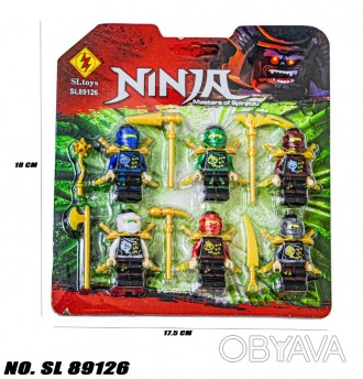 Набор из 6 фигурок Ninjago 89126
Набор фигурок "Ниндзяго" - это невероятная возм. . фото 1