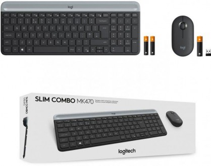 Бренд: Logitech
Тип:Комплект: клавіатура і миша
Призначення: для настільних ПК/д. . фото 8