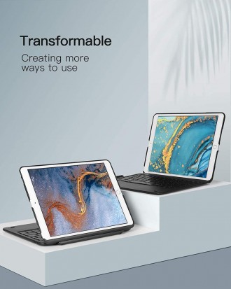 
	Чохол-клавіатура для iPad 2021 (9-го покоління)/iPad 2020 (8-го покоління)/iPa. . фото 3