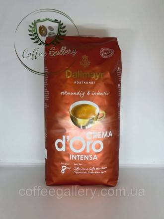  
Кава зернова Dallmayr Crema d'Oro Intensa 1kg 
Ніжна бархатиста пінка – ось го. . фото 2