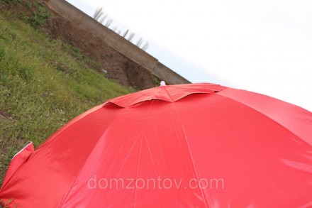 Зонт 2.2м с серебряным напылением и ветровым клапаном для сада, летних площадок,. . фото 3