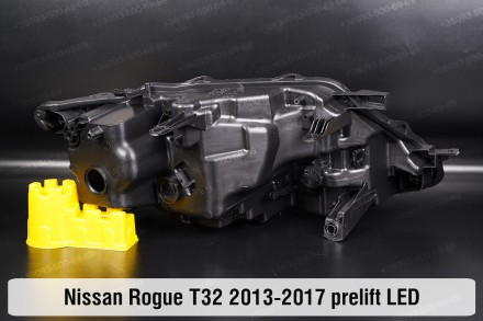 Новый корпус фары Nissan Rogue T32 LED (2013-2017) II поколение дорестайлинг лев. . фото 3