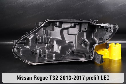Новый корпус фары Nissan Rogue T32 LED (2013-2017) II поколение дорестайлинг лев. . фото 2