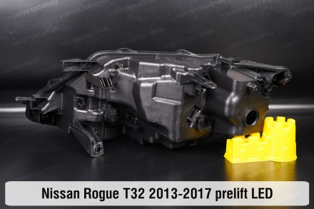 Новый корпус фары Nissan Rogue T32 LED (2013-2017) II поколение дорестайлинг пра. . фото 3