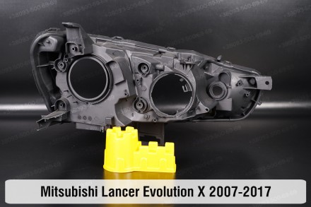 Новий корпус фари Mitsubishi Lancer Evolution Evo X (2007-2017) X покоління ліви. . фото 3