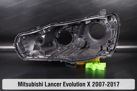 Новий корпус фари Mitsubishi Lancer Evolution Evo X (2007-2017) X покоління ліви. . фото 2