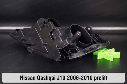 Новий корпус фари Nissan Qashqai J10 (2006-2010) I покоління дорестайлінг правий. . фото 8