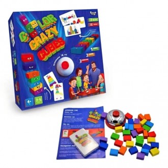 Настольная развлекательная игра Color Crazy Cubes”.
Несложная и очень инте. . фото 2