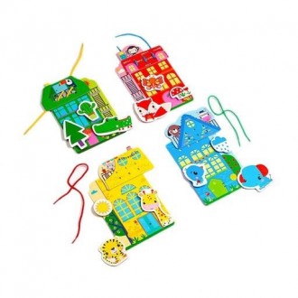 Настольная детская игра “Цветные домики” от производителя Vladi Toys. . фото 4