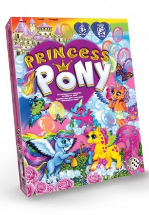 "Princess Pony" - это захватывающая настольная игра-ходилка, разработанная специ. . фото 2