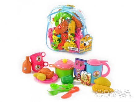 Игровой набор "Посудка и продукты" 9952 Такие игры крайне важны для развития реб. . фото 1