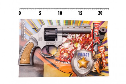 Револьвер работает с пистонами с восемью звуковыми выстрелами, длина — 17 . . фото 2