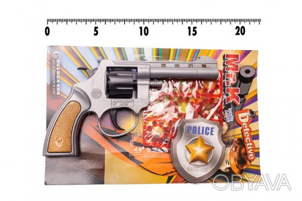 Револьвер работает с пистонами с восемью звуковыми выстрелами, длина — 17 . . фото 1