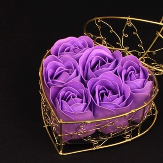 Подарочный набор с розами из мыла - оригинальный подарок родным, близким и любим. . фото 3