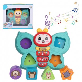 "Музыкальный сортер Бабочка" - это волшебная игрушка, предназначена для детей от. . фото 3