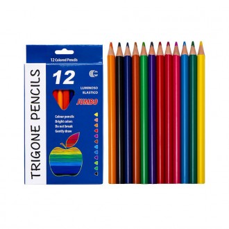 Набор цветных карандашей на 12 цветов в картоной упаковке.. . фото 2